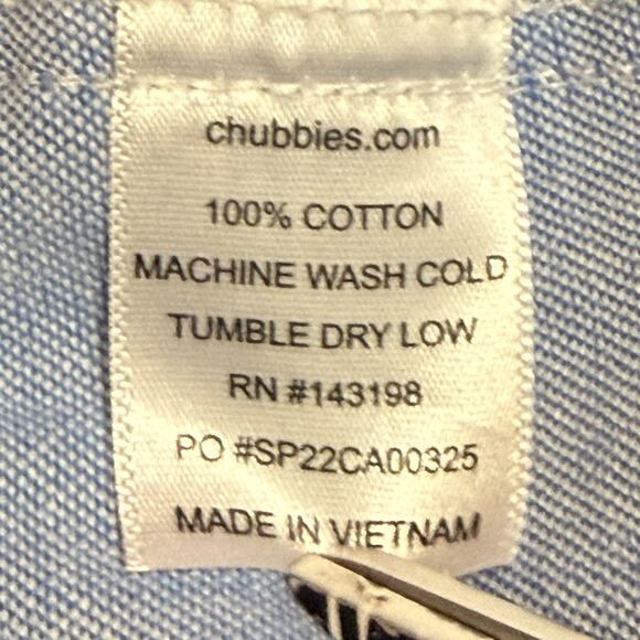 Chubbies Swim Trunks Mens XL 5.5" The Mericas Shorts Stars Stripes American Flag - Picture 11 of 12